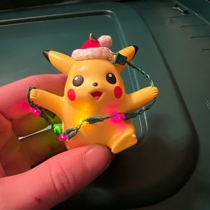 RARE Light up pikachu ornament